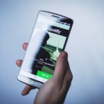 Smartphone image of Spotify